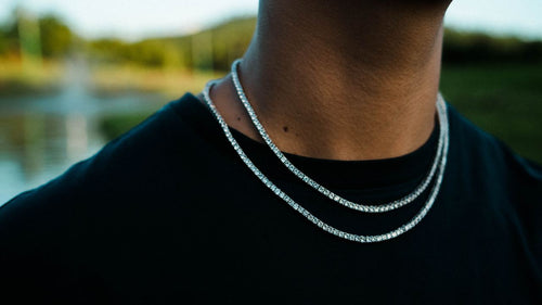 3MM Tennis Chain in White Gold