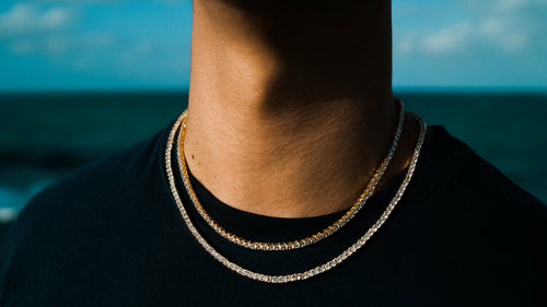 3MM Tennis Chain in Yellow Gold