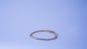 4MM Tennis Bracelet Yellow Gold