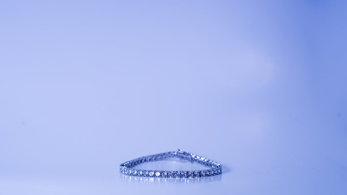 4MM Tennis Bracelet White Gold