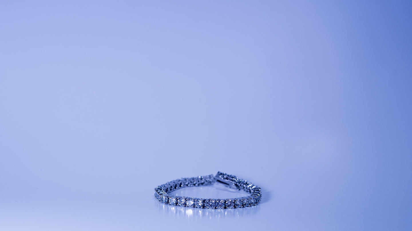 5MM Tennis Bracelet White Gold