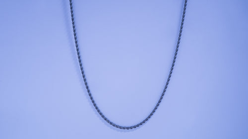 3MM Rope Chain Silver