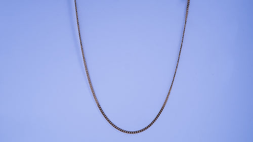 3MM Micro Cuban Chain Gold