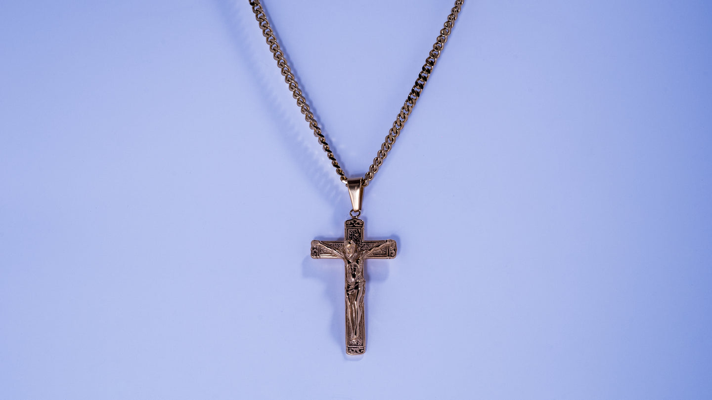 Crucifix Pendant Yellow Gold