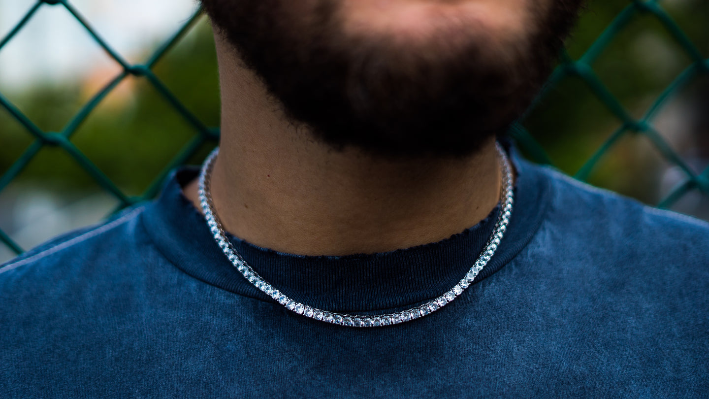 4MM Tennis Chain White Gold