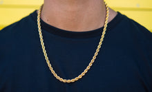 Load image into Gallery viewer, 5MM Rope Chain Yellow Gold